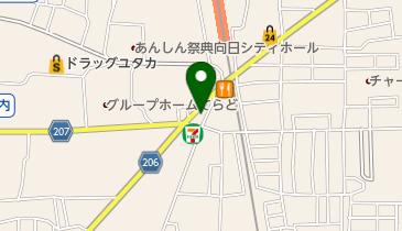 aotani-hair東向日店の地図画像
