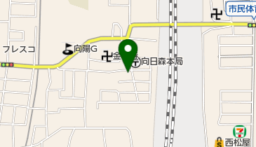 ソデオカ美容室の地図画像