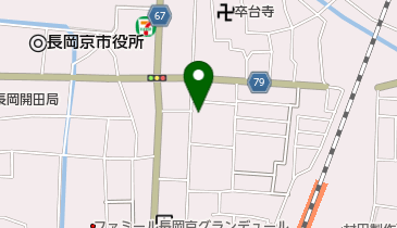 日本基督教団長岡京教会の地図画像