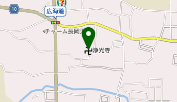 浄光寺の地図画像