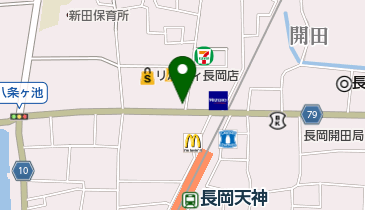 ナガオカスポーツ本店の地図画像