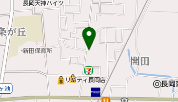 ながおかきょう動物病院の地図画像