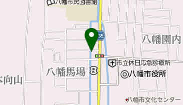 奥本電気店の地図画像