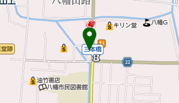 大栄理容の地図画像
