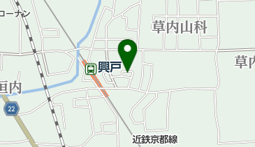 むらやまでんきの地図画像