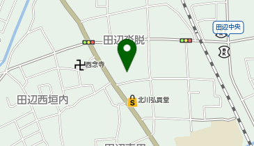 田辺区公民館の地図画像