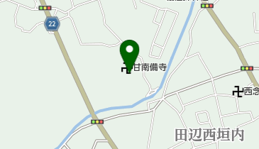 甘南備寺の地図画像