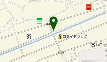 クボ理容所の地図画像