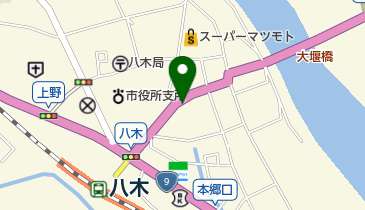 八木直呉服店の地図画像