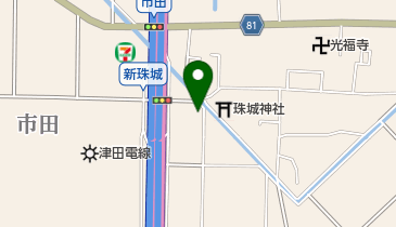 珠城自動車工業の地図画像