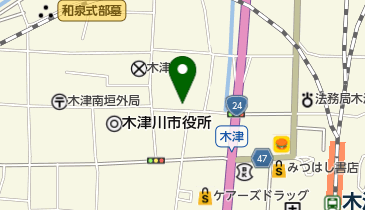 山城合同自動車株式会社の地図画像