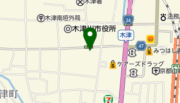 木津キリスト教会の地図画像
