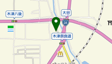 天理教木津分教会の地図画像