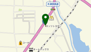 ネッツトヨタヤサカ株式会社木津店の地図画像