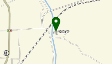 薬師寺の地図画像