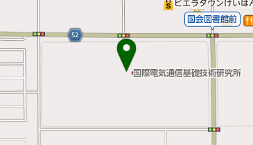 株式会社国際電気通信基礎技術研究所の地図画像