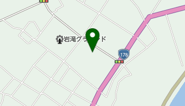 与謝野町立岩滝体育館の地図画像