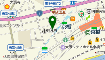 EnglishCafeCLOCK京橋校の地図画像