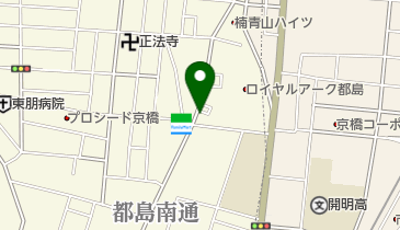 都島遊技業組合の地図画像