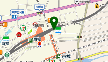 甲南チケット 京橋店の地図画像