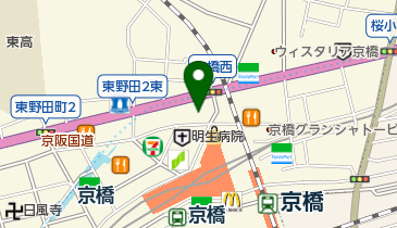 エイチ・ツーオー 京橋店の地図画像