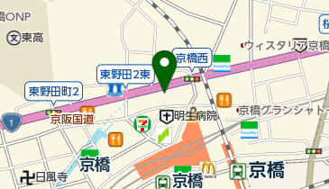 ジュリア・オージェ京橋店の地図画像