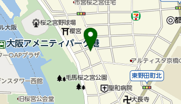 ディスカウントスーパーミキ桜の宮店の地図画像