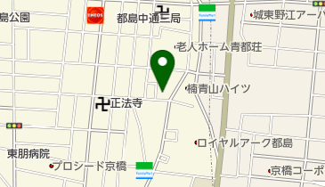 エリア薬局の地図画像