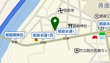 都洋服店の地図画像