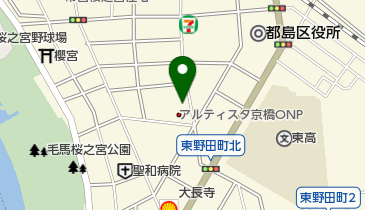 ヘアーサロンイサカの地図画像