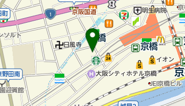 理髪館 京橋店の地図画像