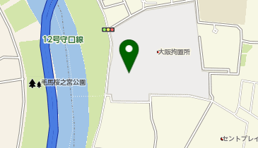 大阪拘置所の地図画像