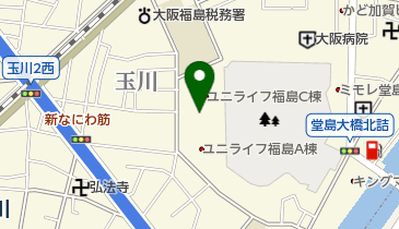 デイサービスゆり福島の地図画像