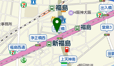 松月福島店の地図画像