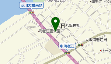 海老江西コミュニティセンターの地図画像