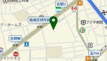 大阪市立 福島区民センターの地図画像