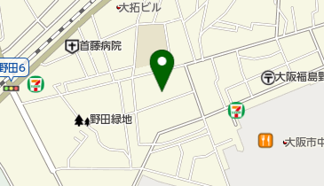 野田コミュニティセンターの地図画像