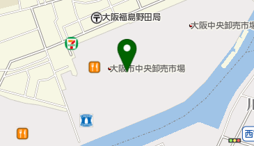 大阪水産物卸売業者協会の地図画像