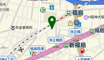 KCSセンター大阪・福島院の地図画像