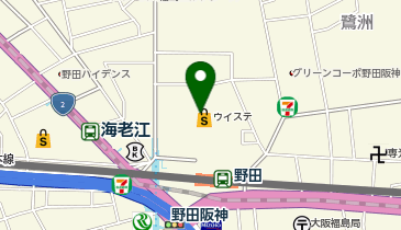 シルバーローズ野田阪神店の地図画像