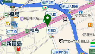 ラボ大阪の地図画像