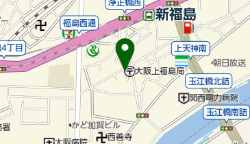 ピザーラ福島店の地図画像