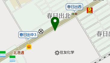 住化ケムテックス株式会社の地図画像