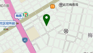 BPS・梅香パソコンサポートの地図画像