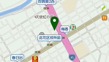 クリーニングキリンヤの地図画像
