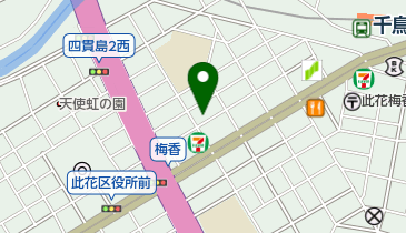 畠山クリーニング店の地図画像