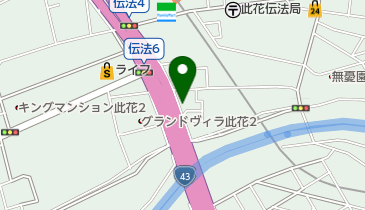 坂東サイクルの地図画像