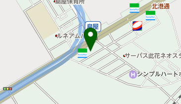 産土神社の地図画像