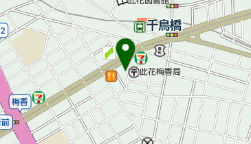 理容久原の地図画像