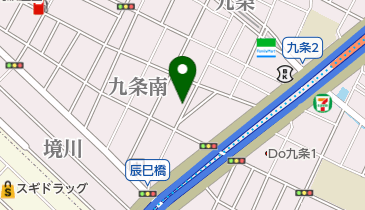 中西ガラス建材の地図画像